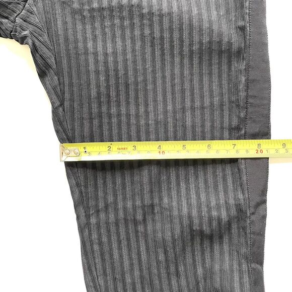 3.1 Phillip Lim Women’s Black Textured Striped Pants Straight Leg - Picture 8 of 11